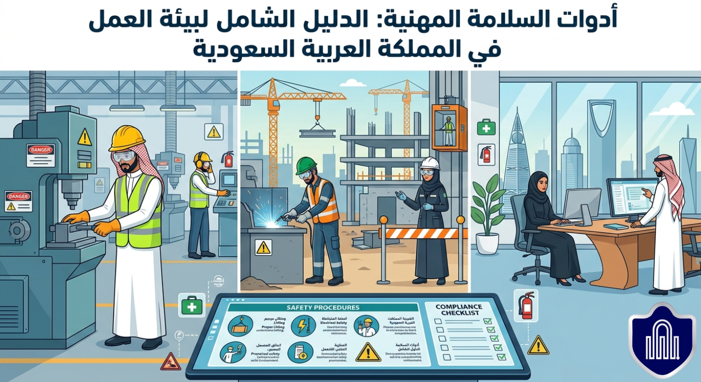 أدوات السلامة المهنية الدليل الشامل لبيئة العمل في المملكة العربية السعودية